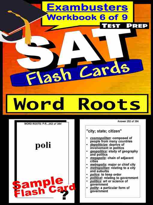 Title details for SAT Test Word Roots—SAT Vocabulary Flashcards—SAT Prep Exam Workbook 6 of 9 by SAT Exambusters - Available